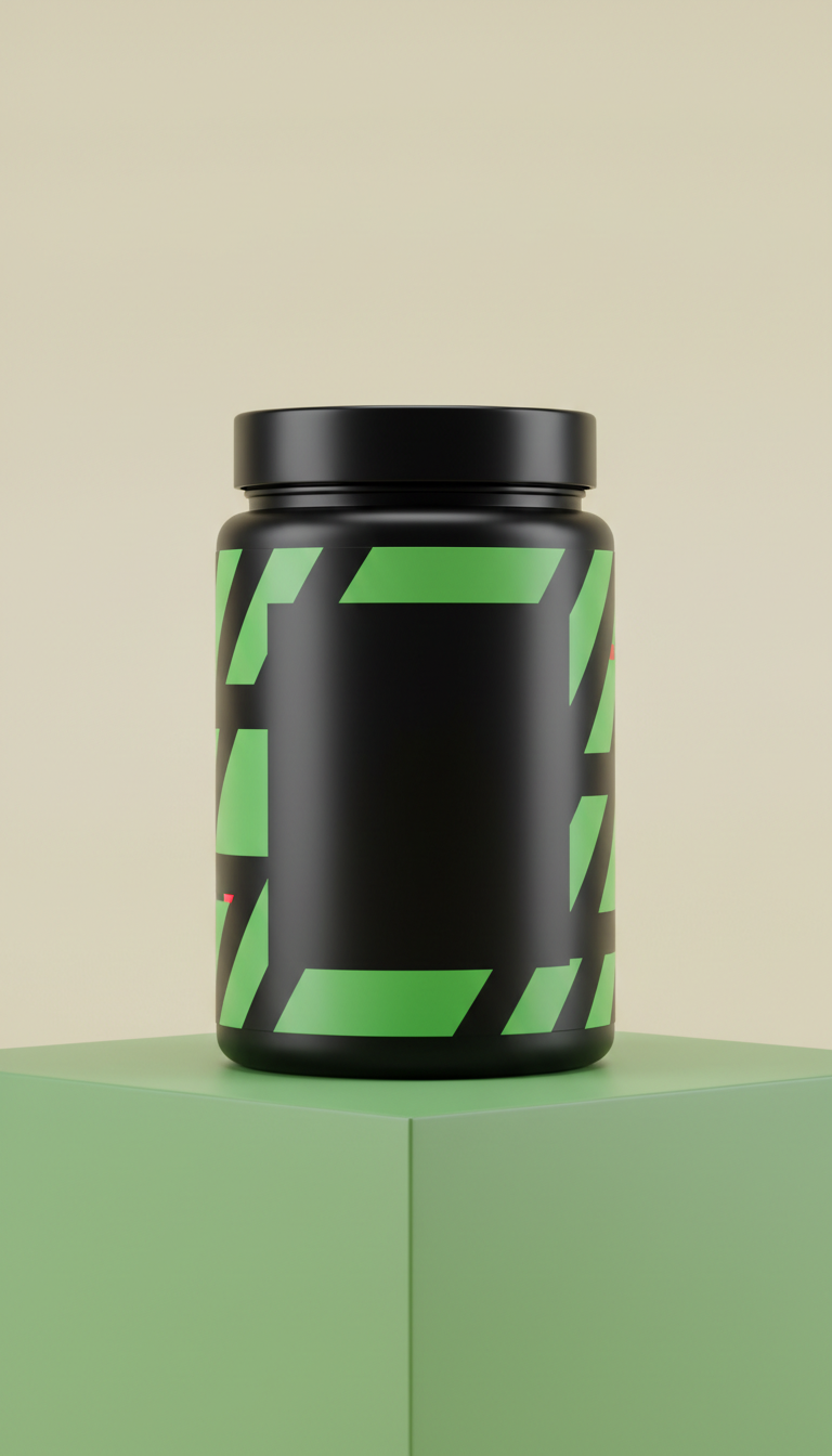 Omega-3 Softgels in Black Jar